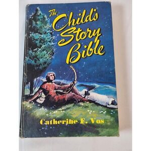 The Child's Story Bible Catherine F Vos Vintage 1960 Hardcover Illustrated